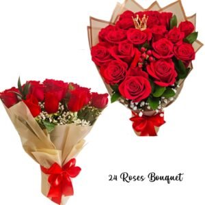 Luxurious 24 Roses Bouquet