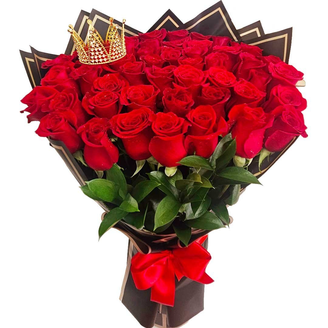 Luxurious 50 Roses Bouquet