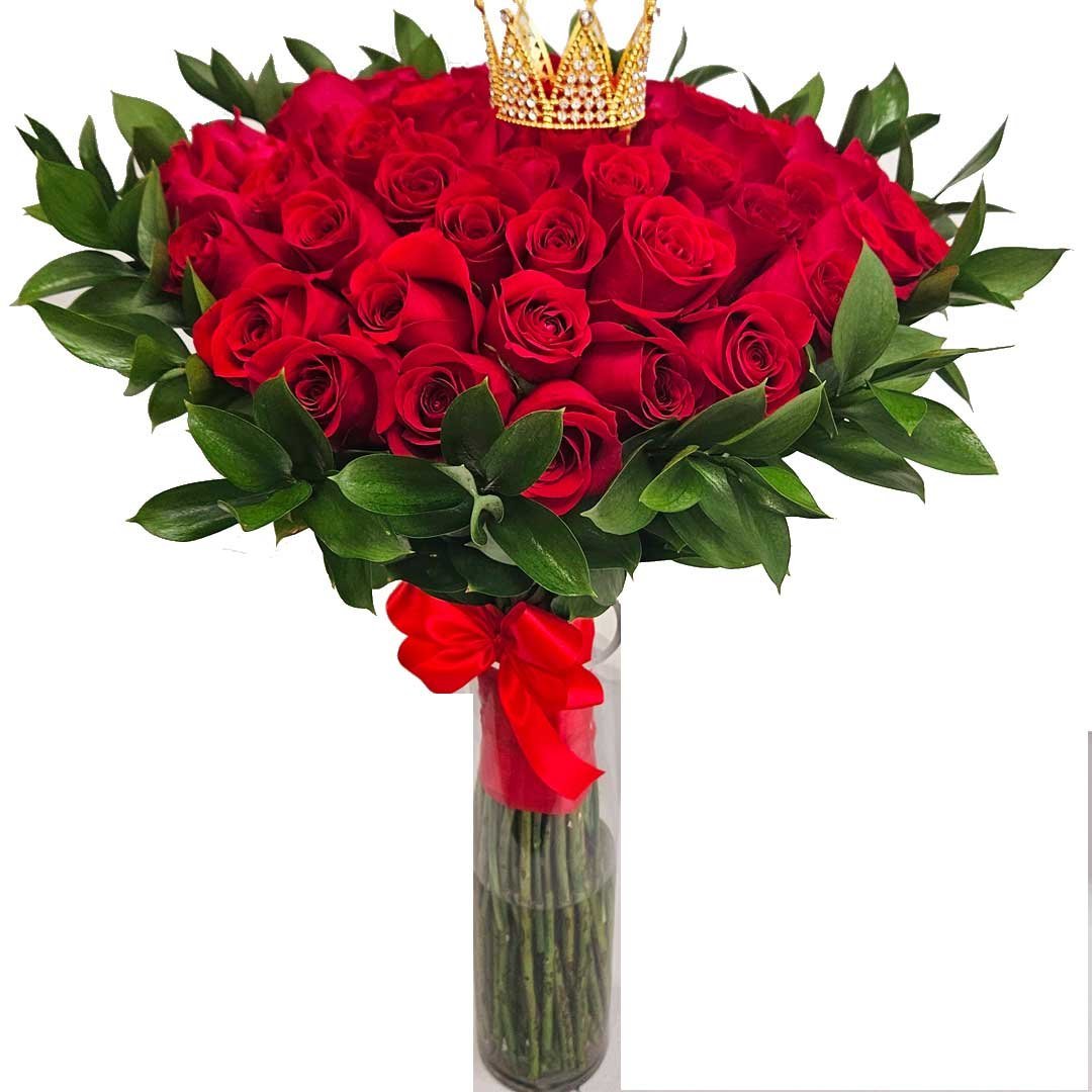 Luxurious 50 Roses Bouquet