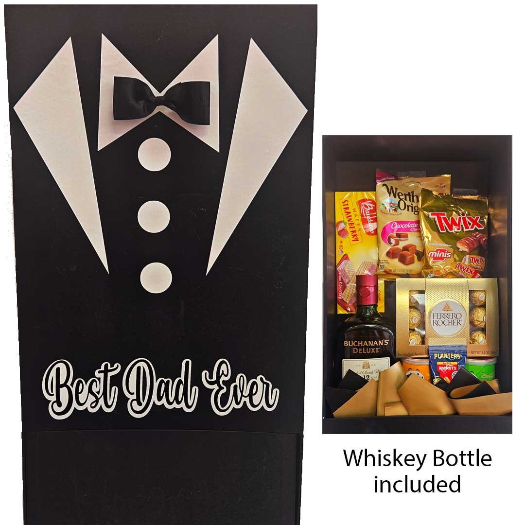 Luxurious Personalized Tuxedo Box Filled With Goodies