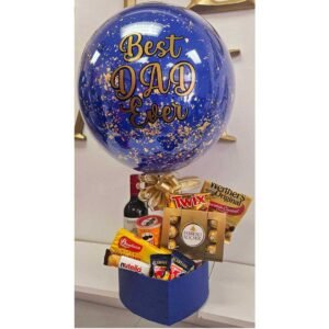 Personalized Ballon Decorated With Gold Leaf, Gift