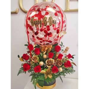 Happy Birthday Flower Arrangement