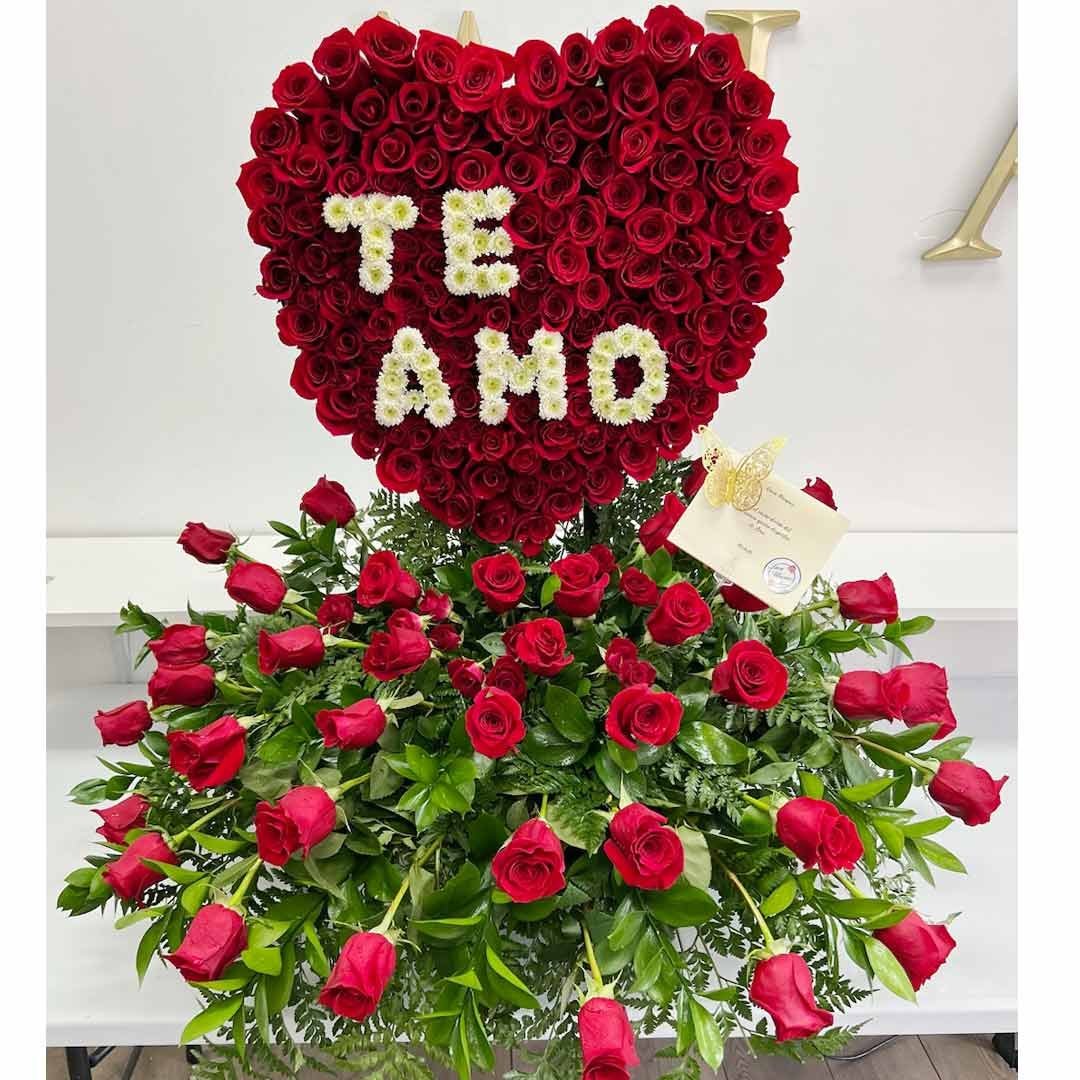 Just To Say TE AMO Flower Arrangement