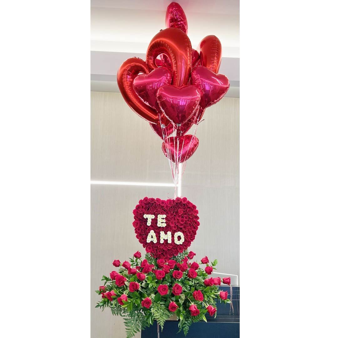 Just To Say TE AMO Flower Arrangement - Image 3