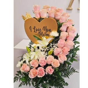 VIP-MOM Beautifil As Mama's Heart - Pink Roses & Lilies