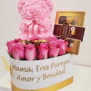 Mom007 - Special Arrangement Of Pink Roses