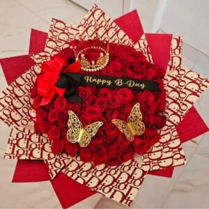 Stunning And Luxurious 100 Red Roses Bouquet