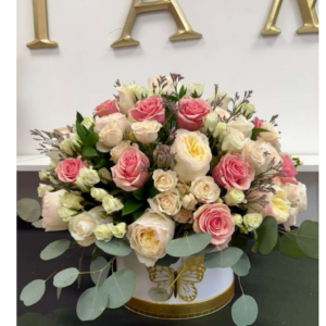 Sweet As Mom Flower Arrangement With Pink