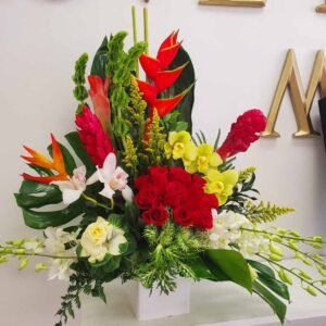 2.5 Feet Tall Tropical Passion & Love