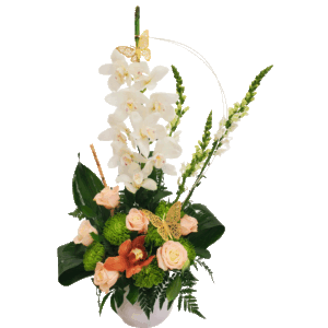 Luxurious Special Floral Arrangement Of Orchids